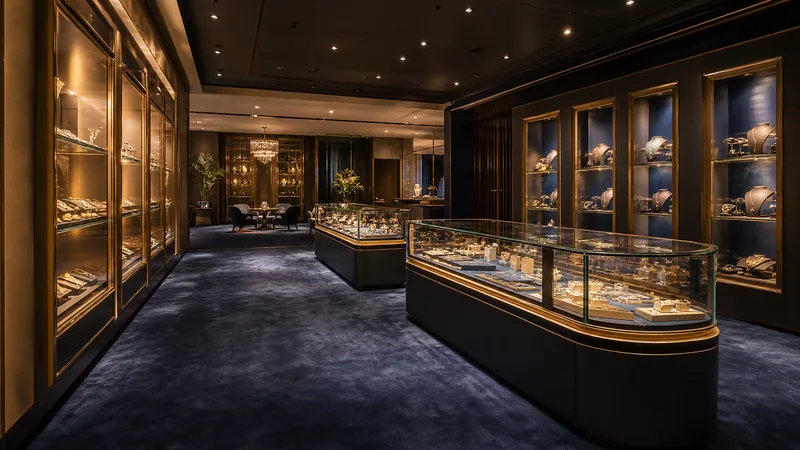 Licensed retail interior with glass display cases, How to Start a Smoke or Vape Shop in North Dakota