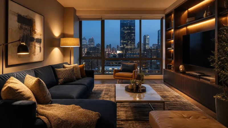 City apartment living room prepared for short-term guests, How to Start a Short-Term Rental in North Dakota